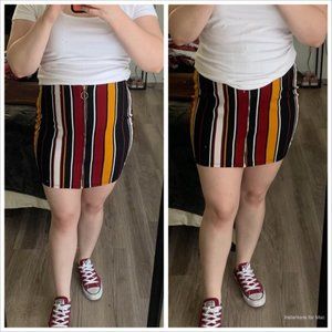 Striped Miniskirt Size Extra Large